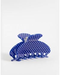 ASOS - Hair Claw Clip With Polka Dot Design - Lyst