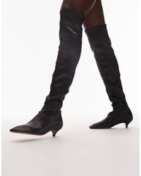 ARKET - Real Leather Over The Knee Boots - Lyst