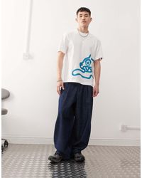 ICECREAM - T-Shirt Van Zware Kwaliteit Met Rennende Hondprint - Lyst
