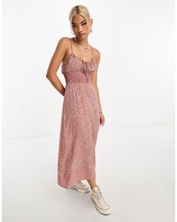 emory park - Maxi Cami Dress With Shirring - Lyst