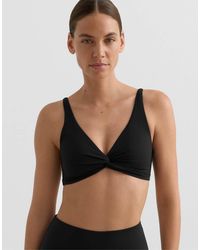 Oysho - Shapewear-Effect Knot Halter Bikini Top - Lyst