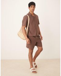 ASOS - Camisa Plisada De Corte Cuadrado Suelto De (Parte De Un Conjunto) - Lyst