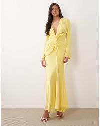 ASOS Floral Embroidered Dobby Mesh Flutter Sleeve Maxi Dress in Pink | Lyst ASOS Floral Embroidered Dobby Mesh Flutter Sleeve Maxi Dress in Pink | Lyst