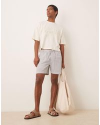 Abercrombie & Fitch - Seersucker Relaxed Short - Lyst