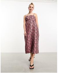 Nobody's Child - Violette Jacquard Smock Cami Maxi Dress - Lyst