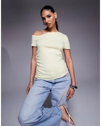 ASOS - Knitted Structured Asymmetric Top - Lyst