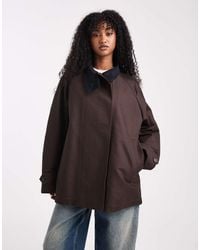 ARKET - Waxed Cotton Trench Jacket - Lyst