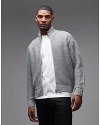 Collusion - Knitted Zip Through Jumper - Lyst