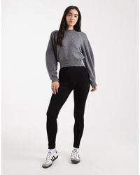 Miss Selfridge - Leggings Morbidi Neri - Lyst