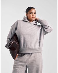 ASOS - Asos Design Curve Oversized Brushback Hoodie - Lyst