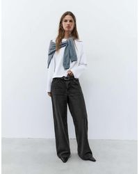 Pull&Bear - Petite Loose Oversize Jeans - Lyst