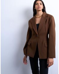 TOPSHOP - Cinched Blazer - Lyst