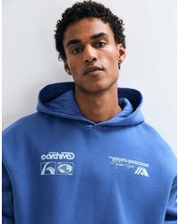 ASOS - Oversized Boxy Hood W/ Pigment Print - Lyst