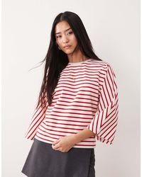 ASOS - Oversized Batwing Sleeve Top - Lyst