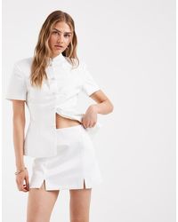 ASOS - Longline Pleated Tailored Short - Lyst