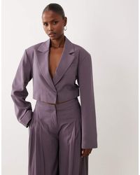 ASOS - Tailored Drape Tie Waist Blazer Co-Ord - Lyst