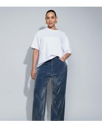 ASOS - Asos Design Curve baggy Wide Leg Jeans - Lyst