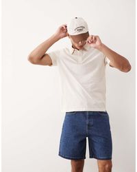 Mango - 100% Cotton Relaxed Fit Polo T-shirt - Lyst