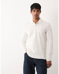 ASOS - Essentials Regular Fit Long Sleeve Polo - Lyst