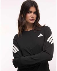 adidas Originals - Adidas Running Adi365 Long Sleeve Top With Three Stripes - Lyst