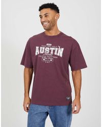 Brave Soul - Cotton Jersey Graphic T-Shirt - Lyst