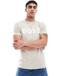 BOSS - Thinking Logo T-shirt - Lyst
