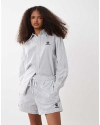 Polo Ralph Lauren - Wimbledon Capsule Striped Co-Ord Pleated Shorts With Crest Embroidery - Lyst