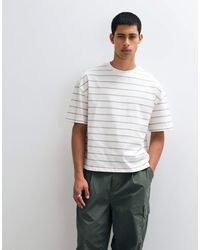 CERNUCCI - Boxy Fit T-Shirt With Logo Back Print - Lyst