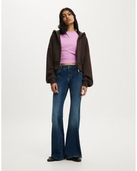 Cotton On - Petite Mid Rise Bootcut Jean - Lyst