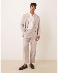 SELECTED - Linen Blend Relaxed Fit Trouser - Lyst