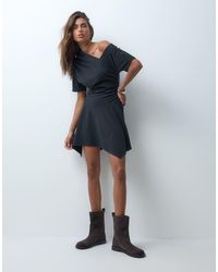 ASOS - Asymetric Hanky Hem Mini Dress - Lyst