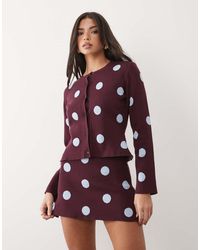 ASOS - Fine Knit Mini Skirt Co-ord - Lyst