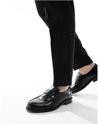 Dune - Leather Penny Loafers - Lyst