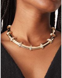 ASOS - Collarino Dorato Stile Vintage - Lyst