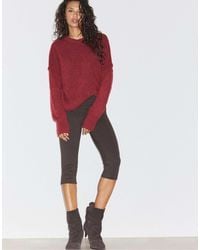 Stradivarius - Strickpullover mit rundhalsausschnitt - Lyst