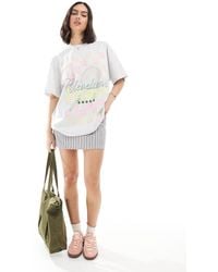 ASOS - Oversized T-shirt With Tennis Club Graphic - Lyst