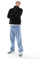 River Island - 1987 Half Zip Fleece - Lyst