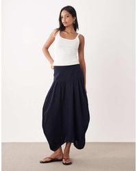 ARKET - Dropped Hem Parachute Balloon Maxi Skirt - Lyst