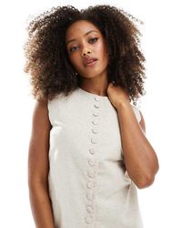 NARRATED - Longline Button Up Top - Lyst