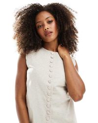 NARRATED - Longline Button Up Top - Lyst