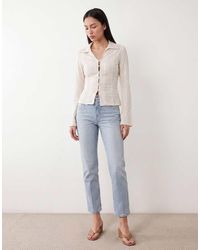 GOOD AMERICAN - Good Icon Straight Ankle Leg Jeans - Lyst