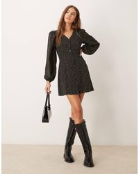 Glamorous - – langärmliges mini-t-shirtkleid - Lyst