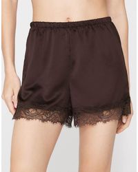 Tezenis - Satin Lace Shorts - Lyst