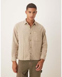 Cotton On - Washed Long Sleeve Shirt - Lyst