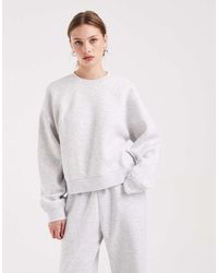ONLY - Sweatshirt Met Verlaagde Schouders En Ronde Hals - Lyst