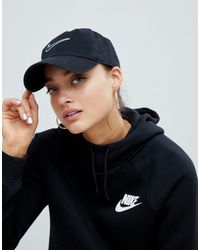 Nike H86 Swoosh Washed Cap in White for 