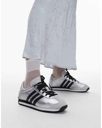 adidas Originals - Low-Profile Metallic Trainers - Lyst