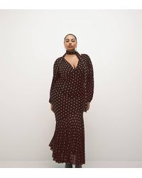 Pretty Lavish Curve - Pretty Lavish Plus Mesh Scarf V Neck Maxi Dress - Lyst