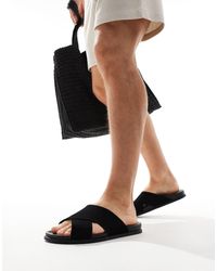 Truffle Collection - Cross Strap Sandals - Lyst