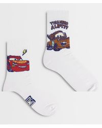 ASOS - 2 Pack Socks With Disney Car's Graphic - Lyst